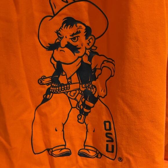 OSU Oklahoma State University Women’s Size Medium Orange Cotton Blend Dress - Picture 6 of 6